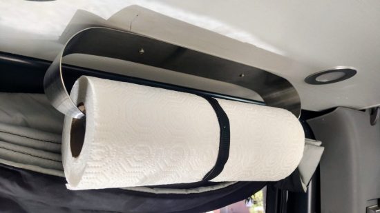 DIY RV No Drill Paper Towel Holder - This Budget Life