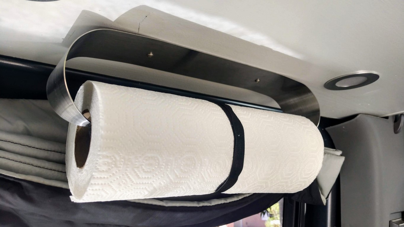 13 proven RV Paper Towel Holder Ideas (make clean up easy) - Learn Along  with Me